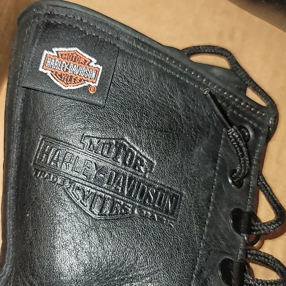 Harley davidson leather riding boots new Women's 9 - Picture 3 of 11